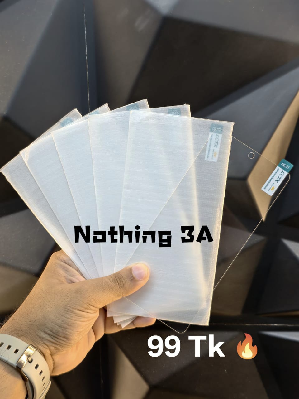 Nothing Phone 3A Full Transparent Screen Protector